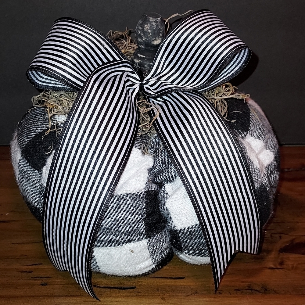 Handmade pumpkin decor
